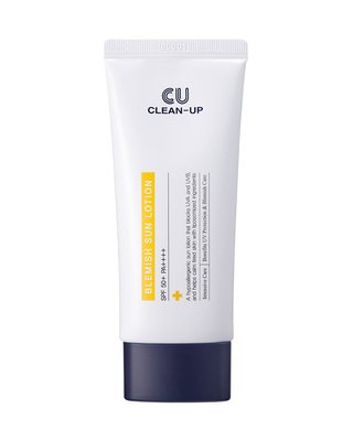 Сонцезахисний лосьйон з ліпосомами на стабільних фільтрах Clean-Up Blemish Sun Lotion SPF 50+ PA++++ CU100150 фото